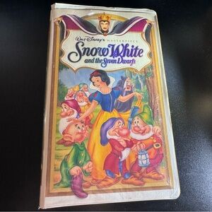 Disney Snow White & the Seven Dwarfs Rare official VHS Vintage Master Collection
